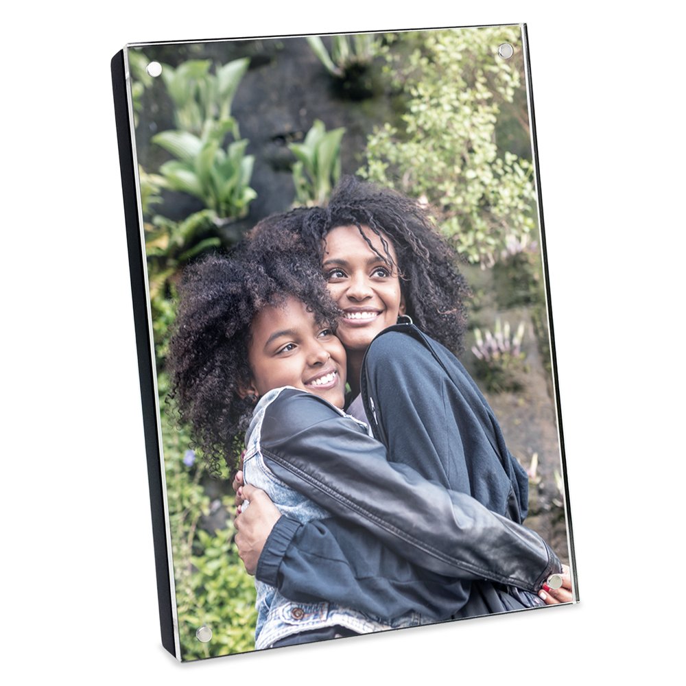 Absolute Acrylic, Inc. - Product Details - 04 x 07 - Frame 4x7 portrait or  landscape stand, tapered base - Absolute Acrylic