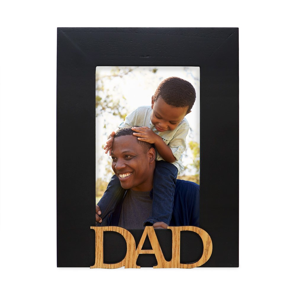 Father and store son photo frame