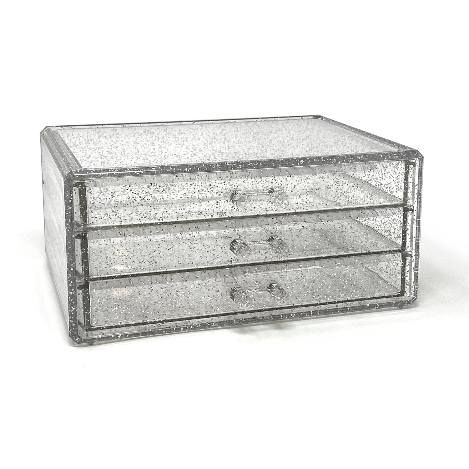 GN109 3 Drawer Hair Accessory Containers Stackable Acrylic Jewelry