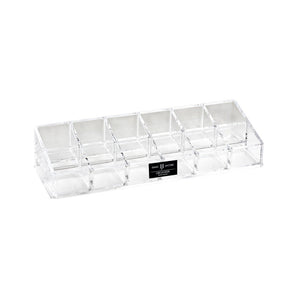 Isaac Jacobs 8-Compartment Clear Acrylic Drawer Organizer (13