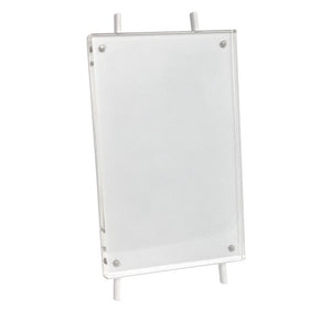 Classic A-Frame Easel: 1525W, White Erasable Aluminum A-Frame Easel