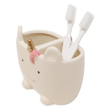 Isaac Jacobs Ceramic Makeup Brush Holder, Multi-Purpose Organizer. Bathroom, Kitchen, Bedroom, Office Décor