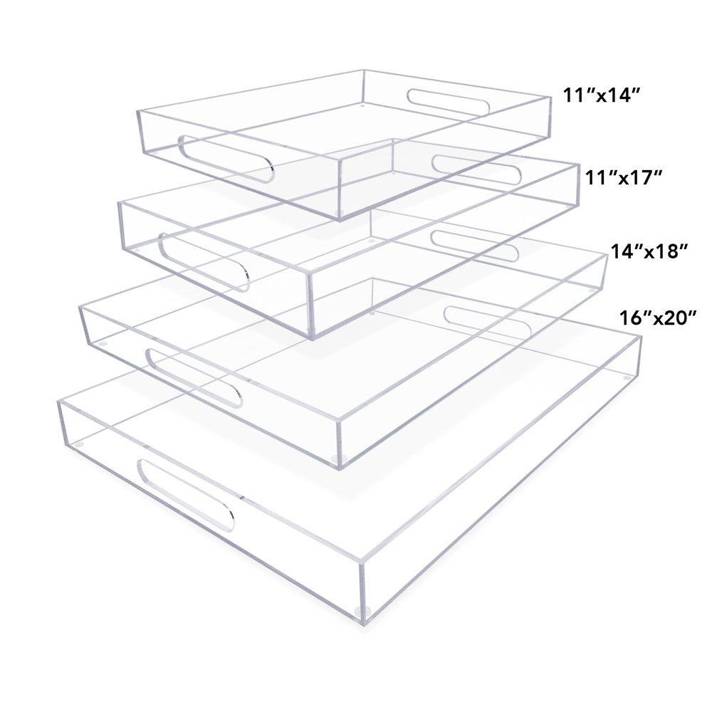 Clear Acrylic Serving Tray