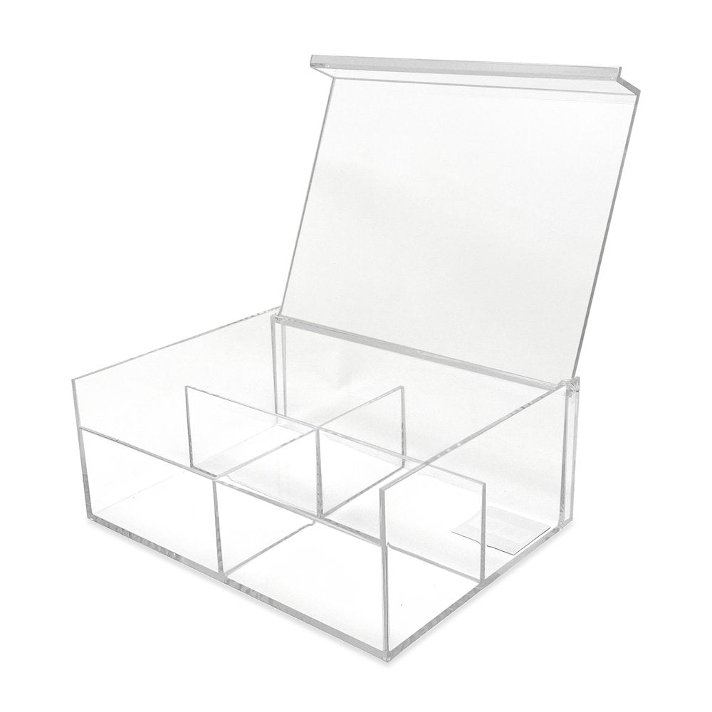 White Acrylic Kitchen Storage Bag Organizer w/ 4 Non-Slip Pads – Moderne  Luxe